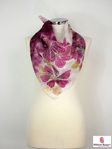 Premium Printed Short <b>Scarf</b> Fabric Custom Design White Label OEM ODM Textile Manufacturer Bali - Product Image 2
