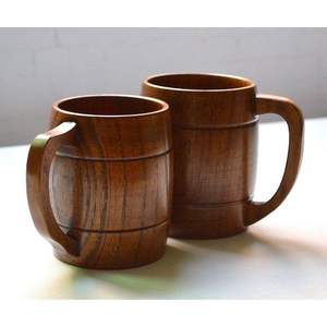 Eco-Friendly Natural Wood <b>Tea</b> <b>Cup</b> with <b>Saucer</b> Handcrafted for a Sustainable Drinking Experience - Product Image 4