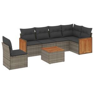 Conjunto de Sofás Grises para Jardín - Product Image 2