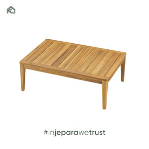 Mesa de Centro de Madera de Teca Sólida de Diseño Moderno, Ecológica y Resistente al Agua para Uso en Exteriores, Playa y Hoteles, Último Modelo en Oferta - Product Image 3
