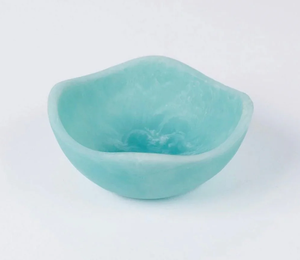 Frutero de Resina Ecológico de Lujo, Diseño Clásico Azul Marmoleado con Acabado Esmaltado, Ideal para Camping - Product Image 2