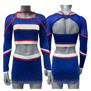 Costume de majorette personnalisé haut de gamme, léger, respirant, en spandex/polyester, pour performance scénique, haute qualité pour femmes - Product Image 1
