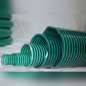 pvc suction hose pipe green flexible plastic industrial <b>waste</b> water delivery tube durable bend non toxic round 3 inch <b>pump</b> tubin - Product Image 6