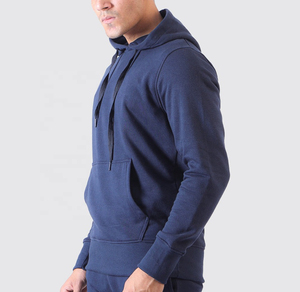 Sweat à capuche athlétique pour homme, imprimé, respirant, en molleton technique, haut d'entraînement, pour la gym, couleur unie, personnalisable, vente en gros - Product Image 3