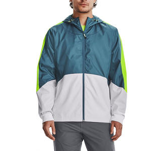 เสื้อแจ็คเก็ตวินด์เบรกเกอร์สำหรับผู้ชาย ป้องกันลม ทนทาน สไตล์ไบค์เกอร์ ซิปหน้า เสื้อโค้ทสำหรับนักแข่ง รุ่นใหม่สำหรับผู้ชาย - Product Image 4