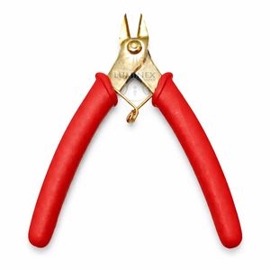 LUMINEX IMPEX Premium Gold <b>Flush</b> <b>Cutter</b> Pliers Stainless Steel Precision Side Cutting Tool for Jewelry Making Electronics Repair - Product Image 5