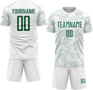 Ensemble d'uniformes de football personnalisés, maillot de football respirant à manches courtes, tenue d'équipe pour adultes, jeunes et enfants, kit sportif par sublimation - Product Image 2