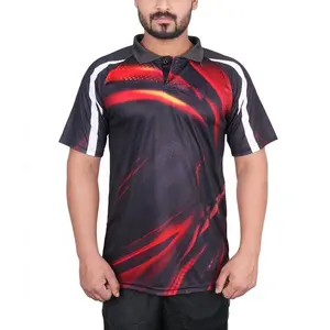 New Wholesale Sublimation Blank Polyester Golf polo T Shirts Custom Logo Printing Plus Size unisex Polo Shirts For Men