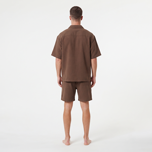Conjunto de Camisa y Pantalones Cortos para Hombre, Personalizable al por Mayor, Estilo Casual de Verano, Dos Piezas - Product Image 2