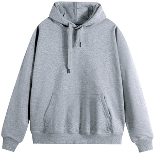 Sweat à capuche épais vierge pour homme, personnalisable avec logo, 100% coton molletonné, coupe classique, style streetwear, fabrication OEM, collection automne 2026 - Product Image 4