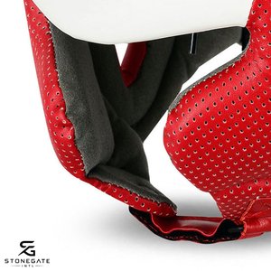 Protector de Cabeza para Entrenamiento de MMA, Ligero, de Cuero, Ajustable, Transpirable, con Logotipo Personalizado para Kickboxing 2026 - Product Image 2