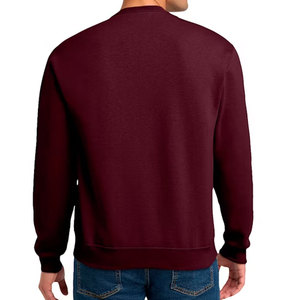 Sweat-shirt à col rond décontracté pour homme en molleton technique, avec logo personnalisé, grandes tailles, vente en gros, fabricant de sweat-shirts pull pour homme - Product Image 3
