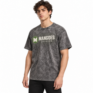 T-shirt en coton pour homme Premium MANGOES FASHION, tissu jersey simple 200 GSM, impression DTF, coupe ample, style vintage, décontracté, pour tous les jours - Product Image 3