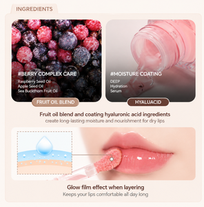 MAKEHEAL Gloz <b>Lip</b> Serum 3.8g 3 Shades Korean <b>Lip</b> Serum Zero Sticky Glow Formula K-Beauty Daily <b>Lip</b> Care Moisturizing - Product Image 5
