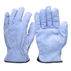 Premium Quality Cowhide Grain Leather <b>Driver</b> Work <b>Gloves</b> Heavy Duty Industrial Safety <b>Gloves</b> Soft Comfortable Gardening Heat - Product Image 2