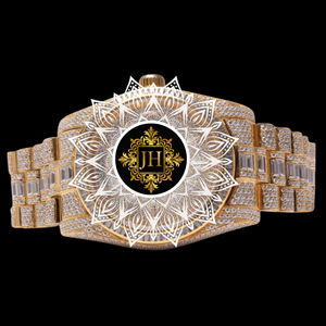 Reloj de Cuarzo con Diamantes Moissanite de Calidad de Exportación, Reloj de Pulsera de Estilo Joyería para Mujer, Regalo de Lujo Disponible al Mejor Precio - Product Image 1