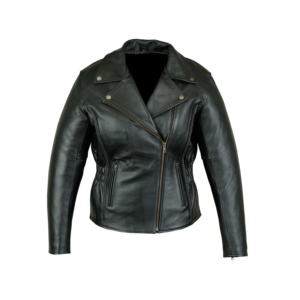 Veste en cuir pour femme avec un design intemporel, cuir véritable de qualité supérieure et solutions de vente en gros OEM - Product Image 1