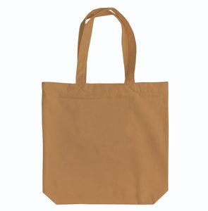 Plain Cotton Tote <b>Bag</b> | Large Capacity Reusable Shopping <b>Bag</b> | Long Handle Grocery Carry <b>Bag</b> | Custom Promotional Business Gift - Product Image 1