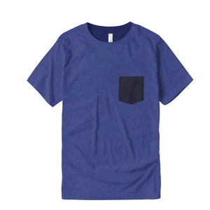 Wholesale Custom Logo Front Pocket T <b>Shirts</b> Next Level Style Combed Ring Spun Cotton Blank Pocket T <b>Shirts</b> - Product Image 6