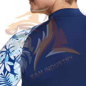 Chemises de compression pour hommes de haute qualité, légères, à manches longues, écologiques, respirantes, en spandex/polyester - Product Image 3