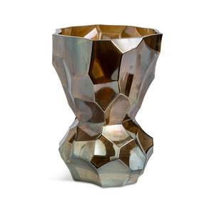 Vase décoratif en métal artisanal |   Vase à fleurs en laiton de qualité supérieure pour la décoration d'hôtel - Product Image 1