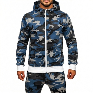 Men hoodie Winter Hooded Breathable Printed Tracksuit Set <b>Tech</b> Fleece Solid Casual Training <b>Wear</b> Custom Polyester Fishing <b>Jacket</b> - Product Image 2