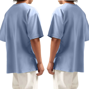 Premium Plain T Shirt Men Summer Soft Cotton Lightweight Breathable Round <b>Neck</b> Short Sleeve Casual Stylish Comfortable Daily - Product Image 6