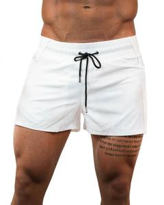 Shorts de sport athlétiques à séchage rapide pour hommes, respirants, décontractés, pour l'entraînement, avec cordon de serrage à la taille, shorts légers - Product Image 2