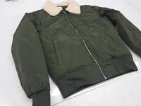 Blouson Bomber Unisexe Noir Camouflage Formel avec Fermeture Éclair Imperméable et Coupe-Vent sur le Devant, Coutures Premium