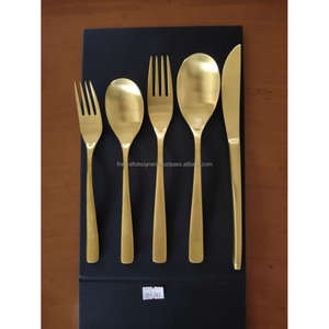 Ensemble de couverts de luxe en acier inoxydable, vaisselle de qualité alimentaire, couverts dorés et argentés pour la décoration de mariage - Product Image 3