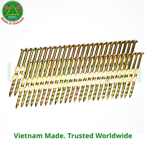 2-3/8" X 0.113" Collated Steel <b>Nails</b> 5000pcs 21 Degree with Screw Shank Type Made in Vietnam | Clavos en tira plástica - Product Image 2