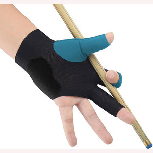 Guantes de billar transpirables de 3 dedos para hombre y mujer, resistentes al agua, precio mayorista económico - Product Image 1