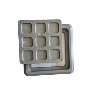 High Strength Composite Square Gully Grating 250x250 mm Industrial Drainage Lid 5 Ton Rated Anti Skid Utility Access <b>Plate</b> - Product Image 3