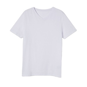 T-shirts Homme de Qualité Supérieure en Polyester/Coton Peigné Respirant Col en V Manches Courtes Décontracté Motif Logo Personnalisé Vente en Gros 2026 - Product Image 3