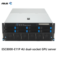 ESC8000 E11P 4U 8 GPU Server Dual 5th Gen Intel Xeon 32 DIMM 13 PCIe Gen5 Switch NVMe Komputasi Kinerja Tinggi Node AI