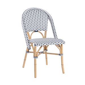 Chaise de salle à manger commerciale pour terrasse avec structure en rotin PE et style bambou – Fournisseur de mobilier d'extérieur pour restaurants et cafés - Product Image 3