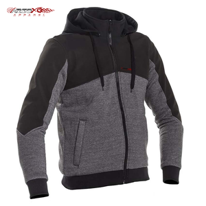 Men's Motorcycle Protective Hoodie Aramid Fiber Impact Zones CE Armor Streetwear Wholesale Bulk Casual Riding - Product Image 4