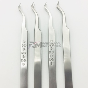 RMI High Quality Product Stainless Steel Fiber Tip <b>Boot</b> Volume Eyelash Tweezers for Eyelash Extension - Product Image 5