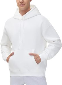 Conjunto de Sudadera con Capucha y Pantalones Deportivos para Hombre, Talla Grande, Color Negro, 2 Piezas, Tejido Grueso, Teñido, de Secado Rápido, para Invierno, Estilo Global - Product Image 2