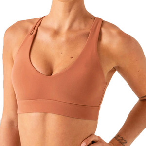 Women's <b>Plus</b> <b>Size</b> Seamless Halter Sports Bra Solid Color High Support Yoga Activewear Set High Waist Shorts Spandex Nylon - Product Image 6