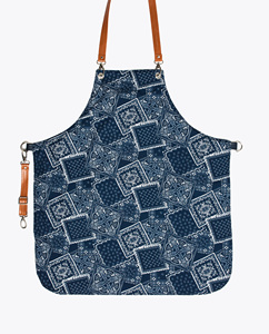 Tablier de Barbier en Toile Imprimée avec Logo – Unisexe pour Boulangerie, Coiffure, Barbier, Restaurant – Vêtements de Travail - Product Image 6