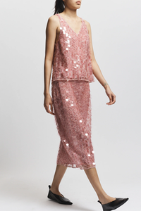 Robe mini brodée de perles de cristal multicolores, sans bretelles, en tissu, pour soirée, tenue de soirée pour femmes, vêtements moulants - Product Image 6