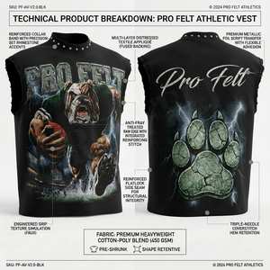 Men Graphic Customized Own Brand Name Embroidery Cotton Sleeveless Tank Top Muscle Tee Vintage Style Fashion Trendy T Shirt - Product Image 3