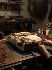 Premium Cowhide Leather Hair On Backpack Travel Laptop Rucksack Vintage School Bag Durable Handmade LHBP-0041 - Product Image 5