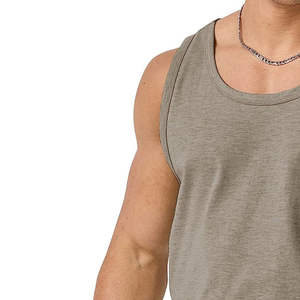 Débardeurs de sport personnalisés pour hommes – Nouveau design confortable avec maille respirante, couleurs unies et logo personnalisé - Product Image 6