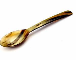 Cuillère en corne de buffle naturelle de qualité supérieure, nouveau design unique, pour la vie quotidienne et la présentation culinaire, avec taille personnalisée - Product Image 6