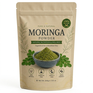 Lowest Price 100% Pure Organic Moringa Tea Powder Food Grade Moringa Leaves Powder for Boost Energy Levels and Improves Stamina - Product Image 2