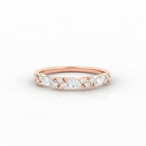 IGI Certified Marquise Round Lab Grown Diamond <b>Ring</b> 10K 14K 18K Solid Gold Promise <b>Ring</b> Anniversary <b>Ring</b> Vintage <b>Proposal</b> <b>Ring</b> - Product Image 4