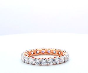 Bague en or rose massif 14 carats avec diamant rond de 1,5 carat cultivé en laboratoire, certifié IGI, style ethnique, pour fiançailles et mariage, pour femme, vente en gros - Product Image 1