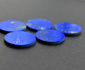 Disques Lapis Lazuli Naturels Cristal Plat Rond 19 mm Plus de Tailles Disponibles Rond Plat Lapis Lazuli Pierres Précieuses Lâches pour Bijoux. - Product Image 6